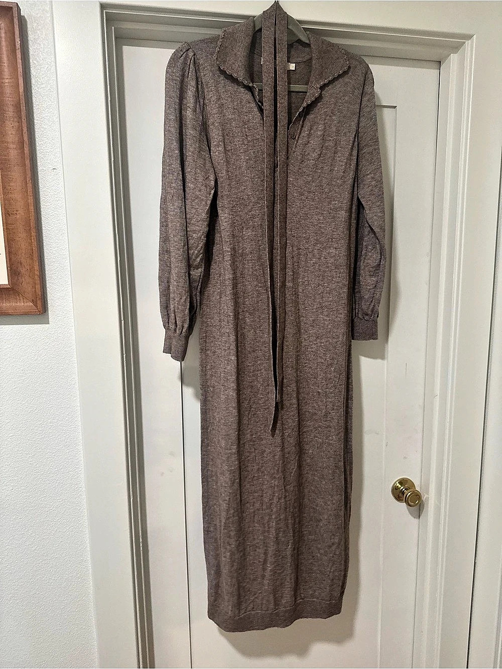Christy Dawn The Sofia Sweater Dress Brown Size Small